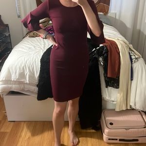 Maroon dress